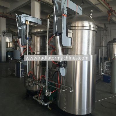 25KW μέση ικανότητα φούρνων τήξης μετάλλων επαγωγής συχνότητας βιομηχανική 5KG για το χάλυβα-χαλκού αργίλιο