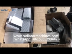 Αλουμίνιο, χαλκό, ανοξείδωτο χάλυβα Ανταλλάκτης θερμότητας ψυκτικό πτερύγια θέρμανσης